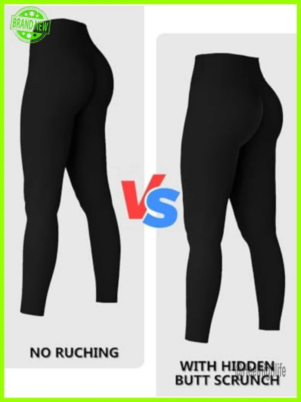 High Waisted Butt Lifting Yoga Leggings with Tummy Control